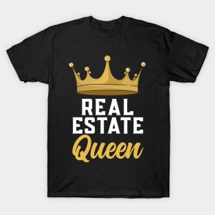 Real Estate Queen Realtor T-Shirt